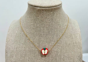 An Apple A Day Gold-Filled Necklace