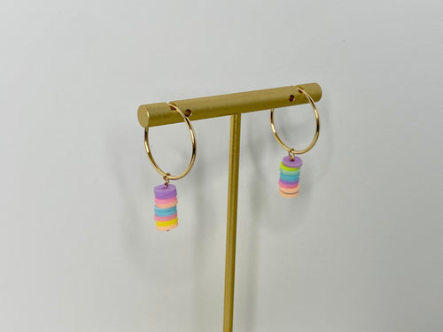 I'm A Colorful Hoop Gold-Filled Earrings