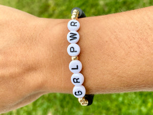 Girl Power Beaded Bracelet