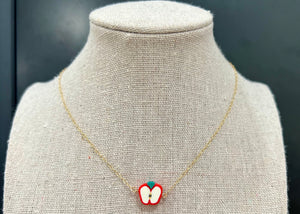 An Apple A Day Gold-Filled Necklace