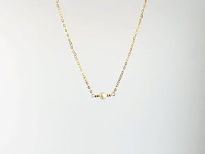 Uptown Pearl Gold-Filled Necklace