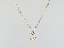 Load image into Gallery viewer, Happily Ever Anchor Gold-Filled Necklace