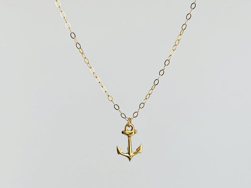 Happily Ever Anchor Gold-Filled Necklace