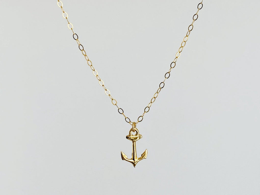 Happily Ever Anchor Gold-Filled Necklace