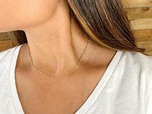 Load image into Gallery viewer, Figaro Figaro Figaro Gold-Filled Necklace