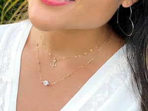 Happily Ever Anchor Gold-Filled Necklace