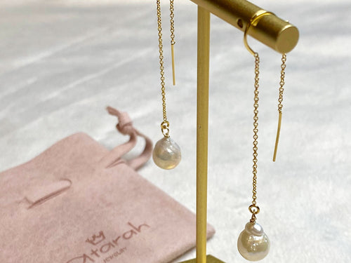 Gossip Pearl Gold-Filled Earrings