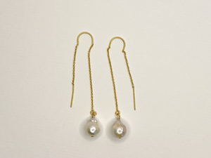 Gossip Pearl Gold-Filled Earrings