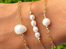 Load image into Gallery viewer, My Big Fat Pearl Gold-Filled Bracelet