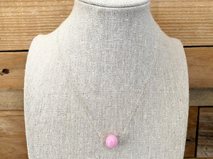 Pink Power Sterling Silver Necklace