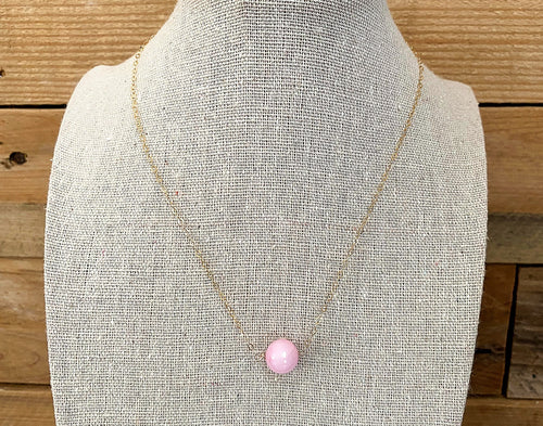 Pink Power Gold-Filled Necklace