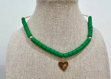 Load image into Gallery viewer, With All My Heart Beaded Gold-Filled Necklace